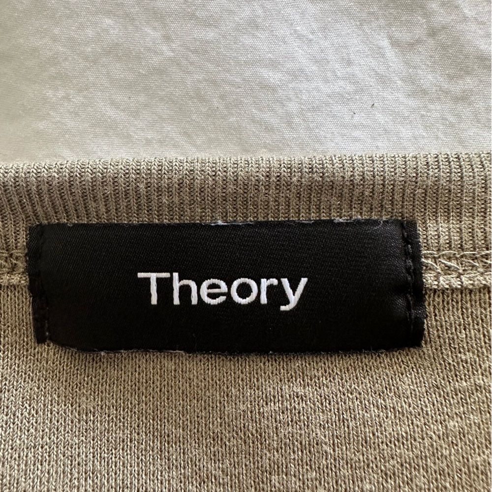 Theory men’s sage green long sleeve shirt, size XL - Picture 6 of 9